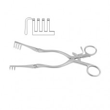 Adson Self Retaining Retractor 3 x 4 Sharp Prongs Stainless Steel, 21 cm - 8 1/4"